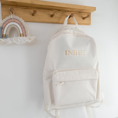 Classic Embroidered Backpack - Amber and Noah
