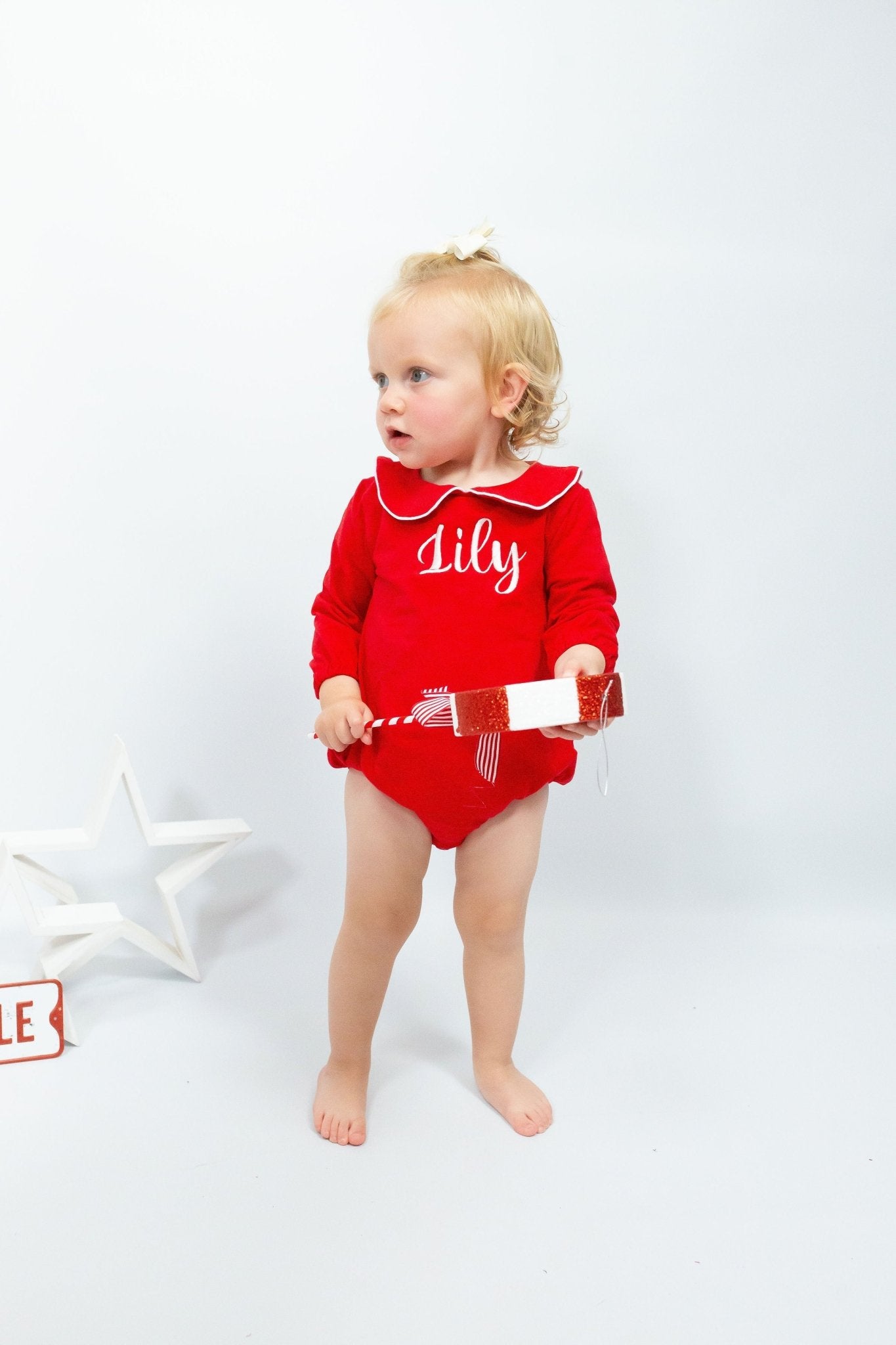 Christmas Dresses and Rompers - Amber and Noah
