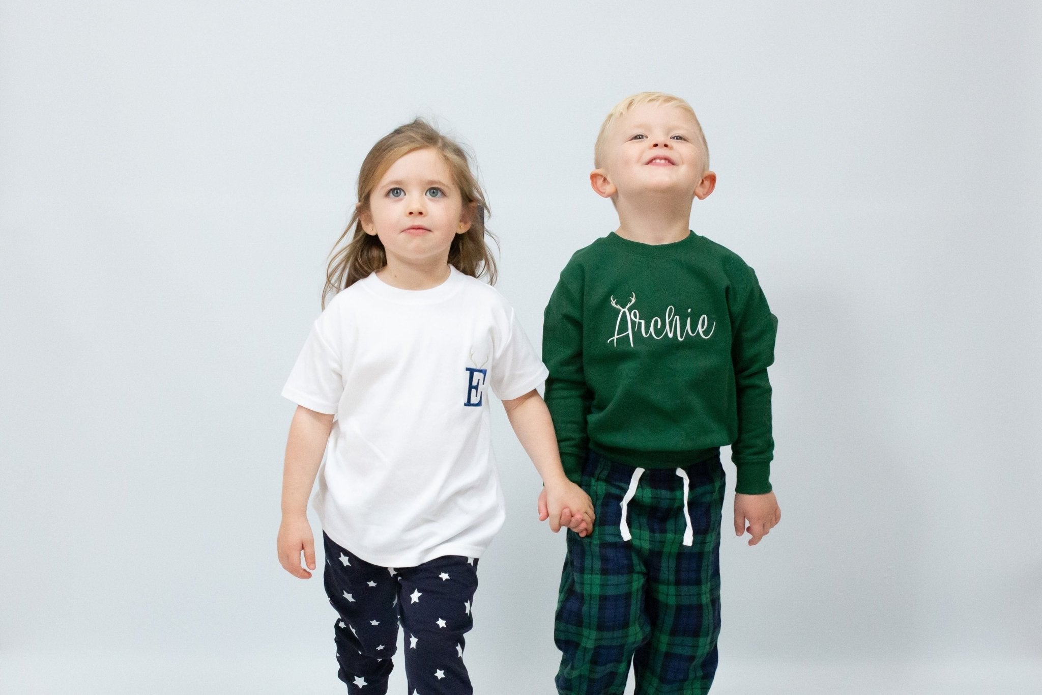 Christmas Jumpers and Tshirts - Amber and Noah