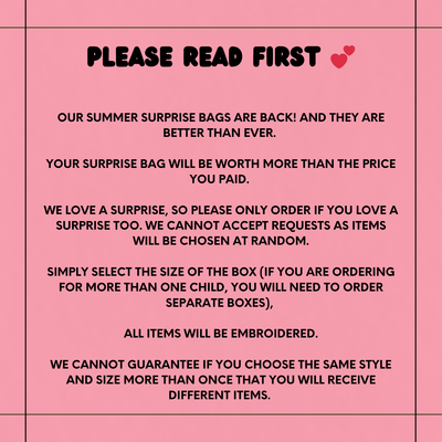 Personalised Summer Surprise Bag