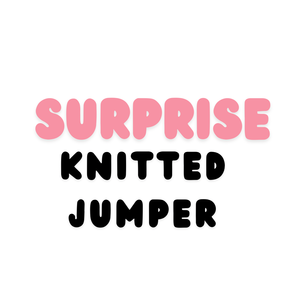 Surprise Personalised Knitted Jumper