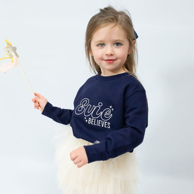 Retro Believes Personalised Embroidered Sweater