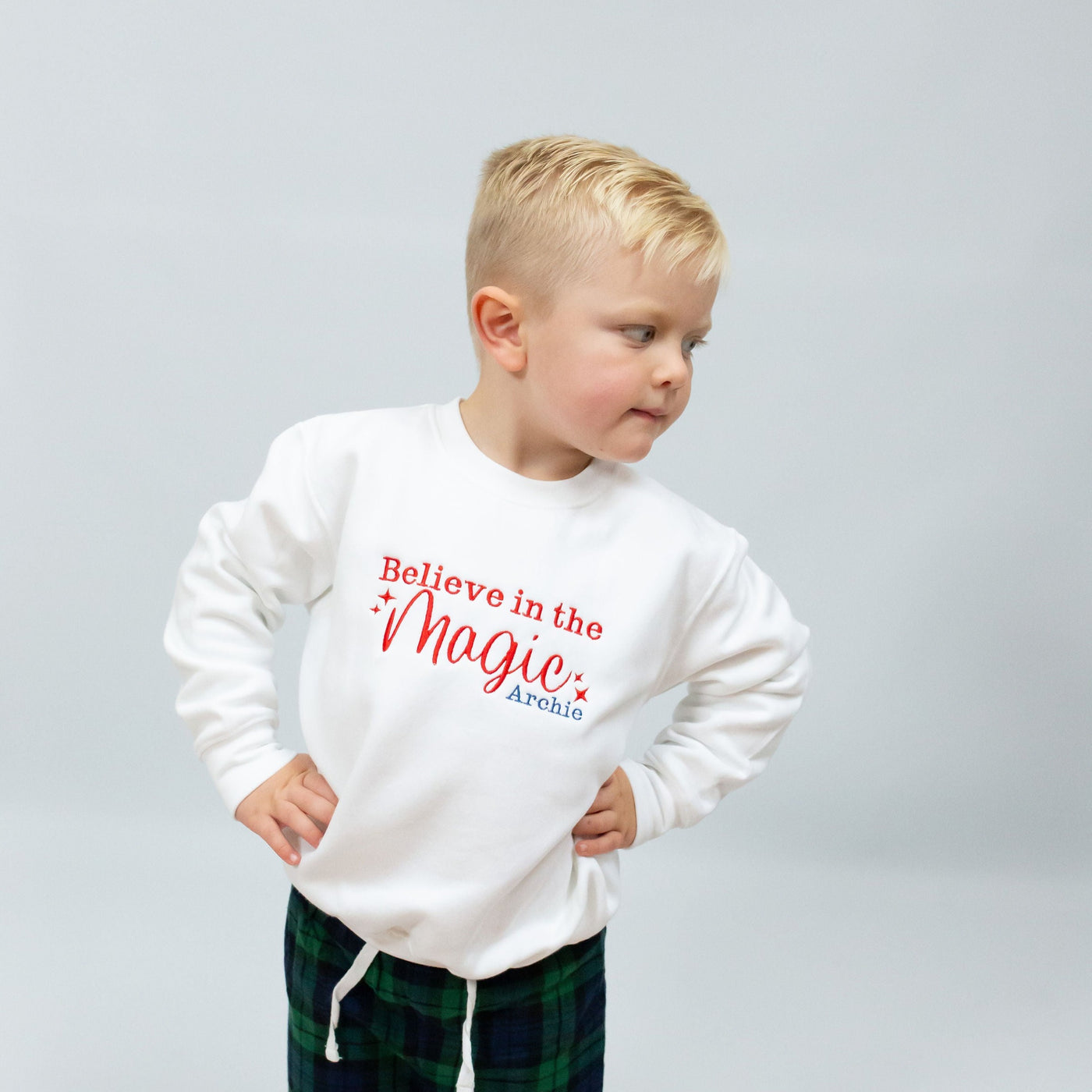 Believe In The Magic Personalised Sweater