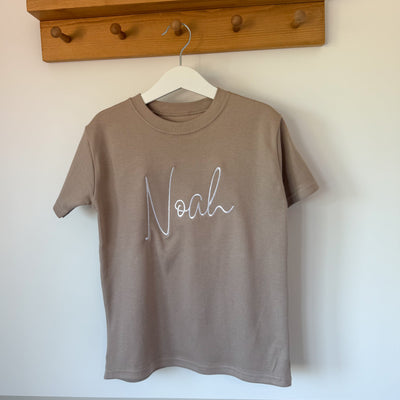 Mink Personalised Tshirt - Choice of Fonts