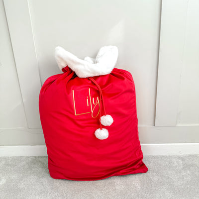 Personalised Red Santa Sack