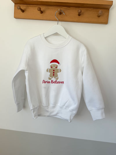 Gingerbread Man Personalised Sweater