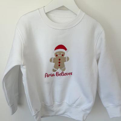 Gingerbread Man Personalised Sweater