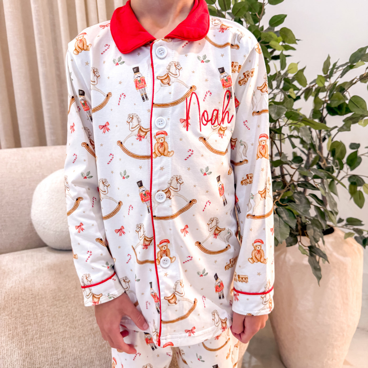 Personalised Winter Wonderland Classic Pyjamas