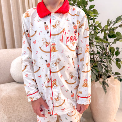 Personalised Winter Wonderland Classic Pyjamas