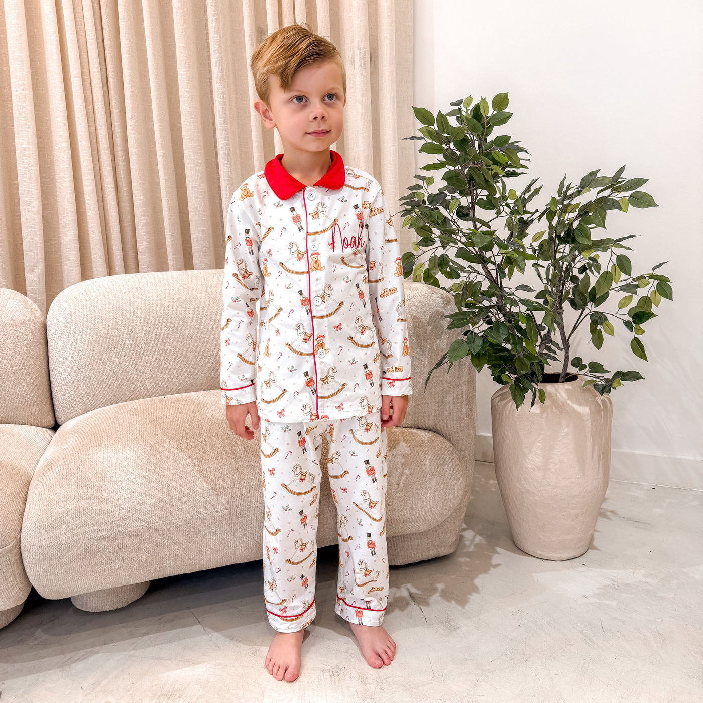 Personalised Winter Wonderland Classic Pyjamas