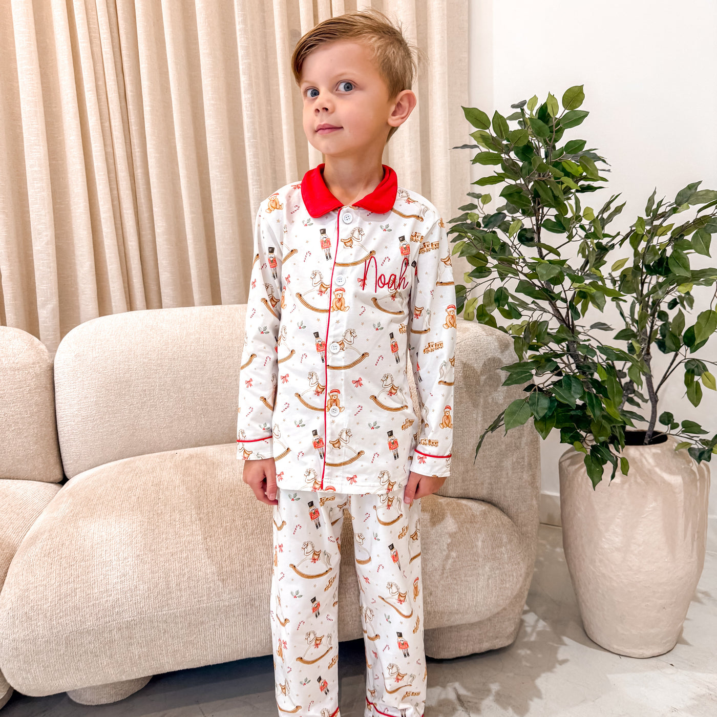 Personalised Winter Wonderland Classic Pyjamas