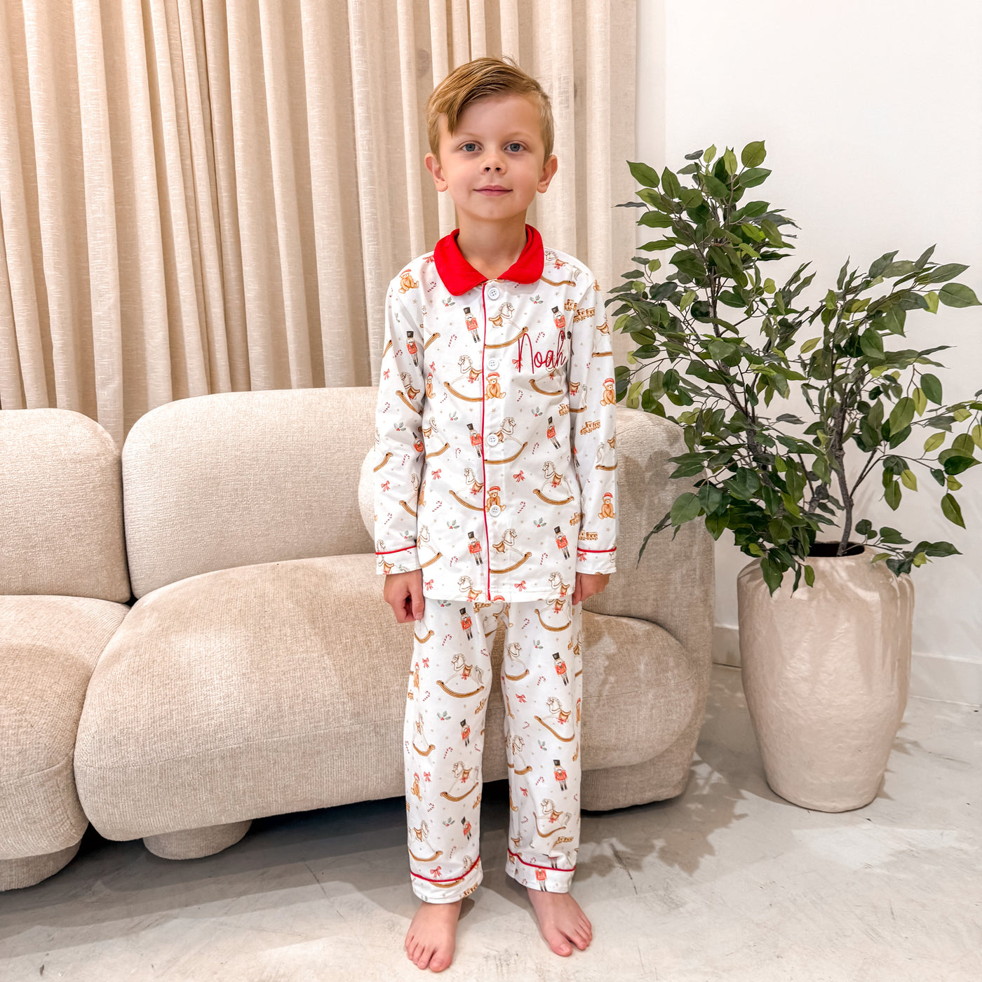 Personalised Winter Wonderland Classic Pyjamas