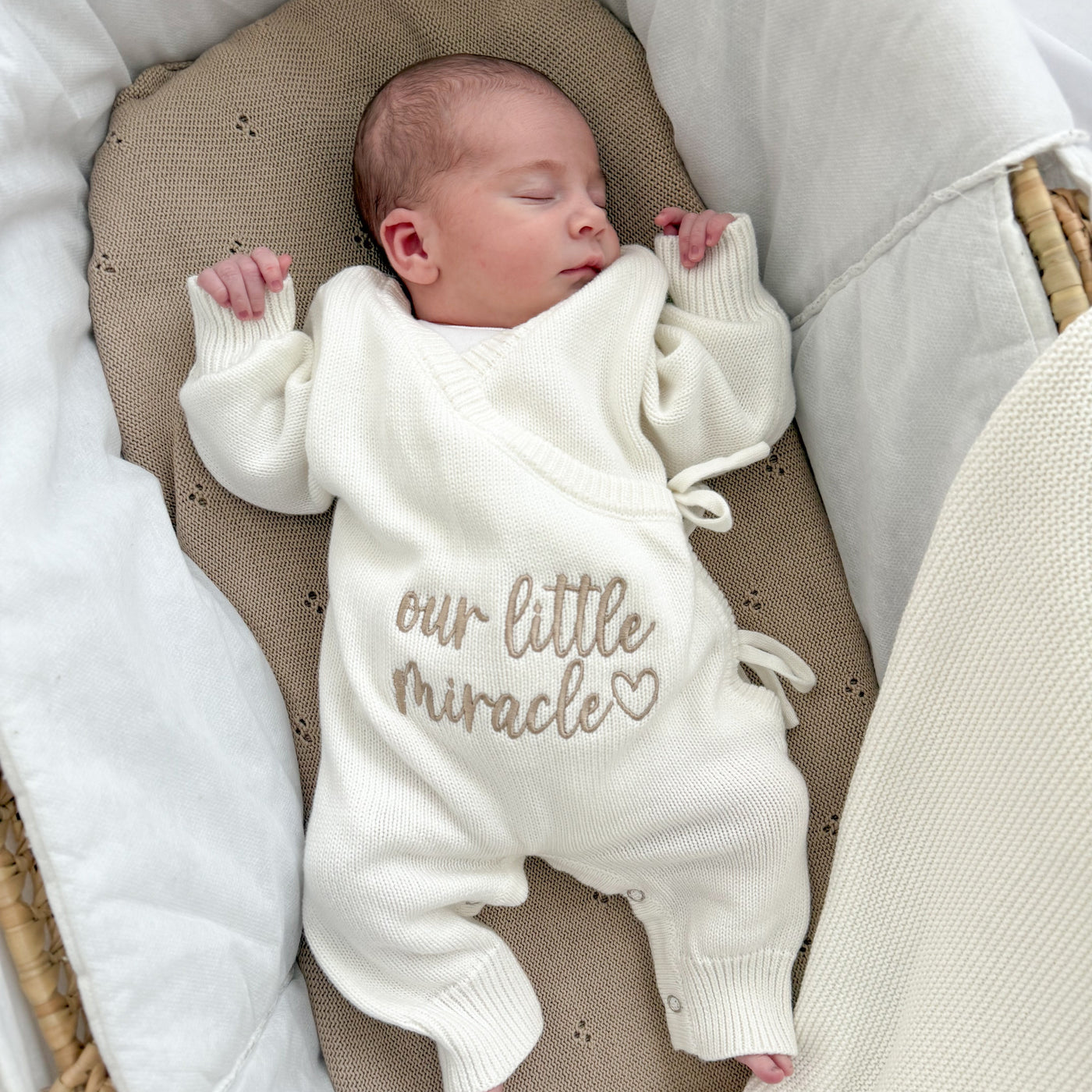 Our Little Miracle Personalised Luxury Long Romper