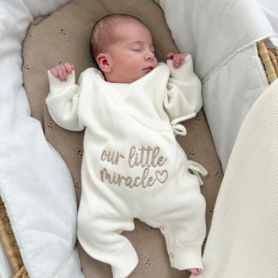 Our Little Miracle Personalised Luxury Long Romper