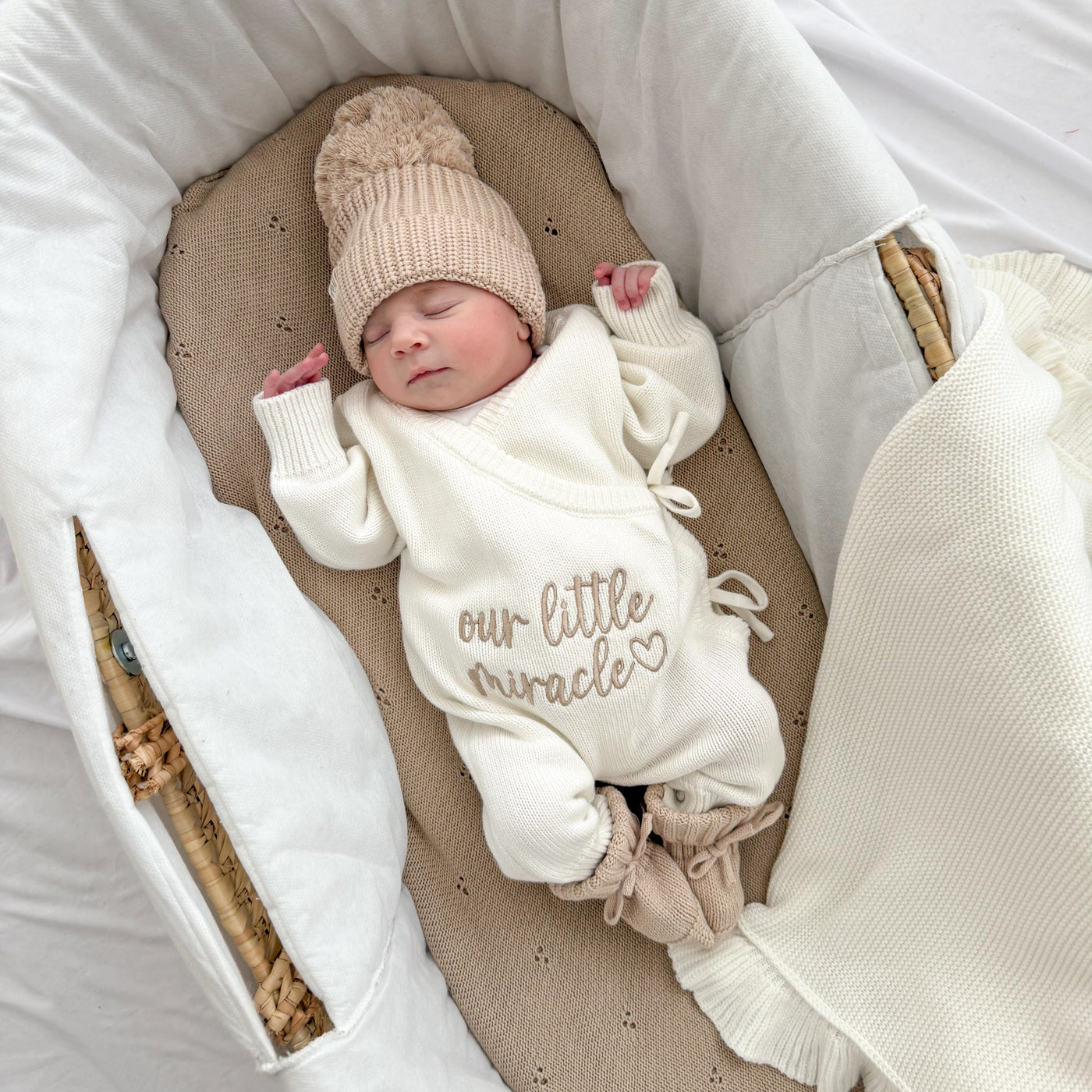 Our Little Miracle Personalised Luxury Long Romper