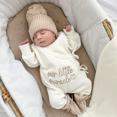 Our Little Miracle Personalised Luxury Long Romper