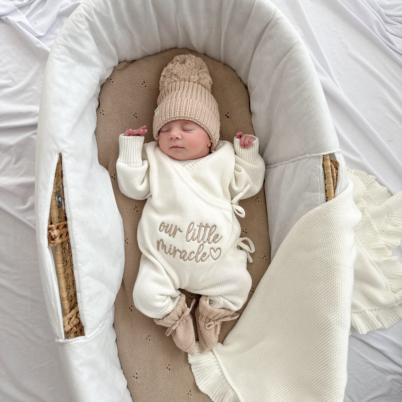 Our Little Miracle Personalised Luxury Long Romper