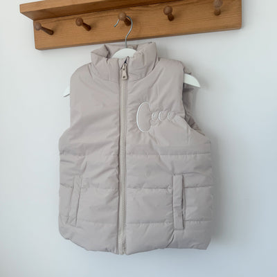 Natural Personalised Padded Gilet
