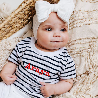 Personalised Stripe Tshirt