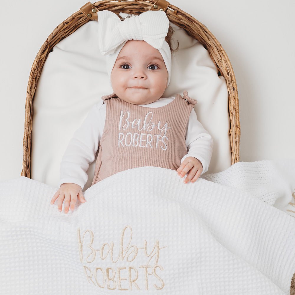 Baby Personalised Lounge Romper - Amber and Noah