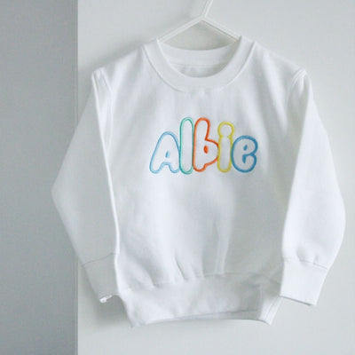 Colourful Embroidered Sweater - Amber and Noah