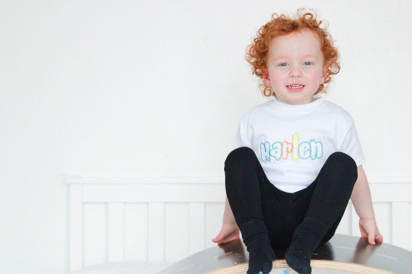 Colourful Embroidered Tee - Amber and Noah