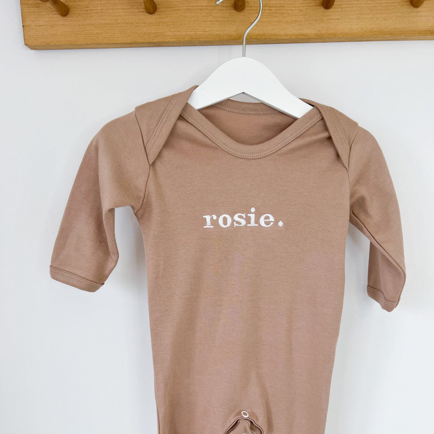 Embroidered Baby Name Rompersuit - Amber and Noah