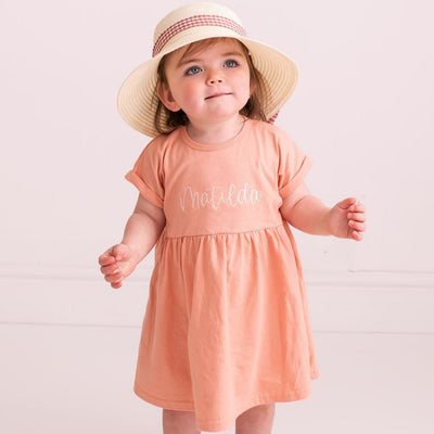 Embroidered Cotton Dress - Amber and Noah