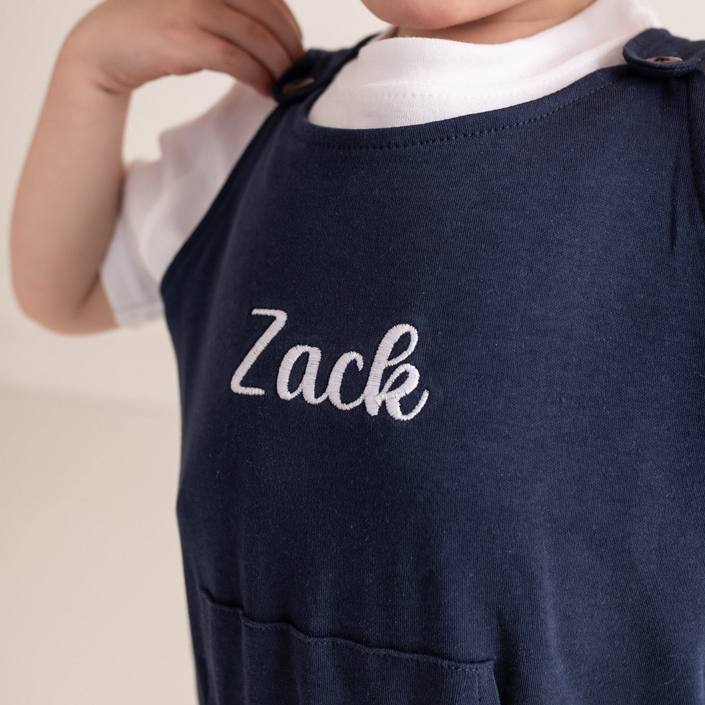 Embroidered Name Dungarees - Amber and Noah
