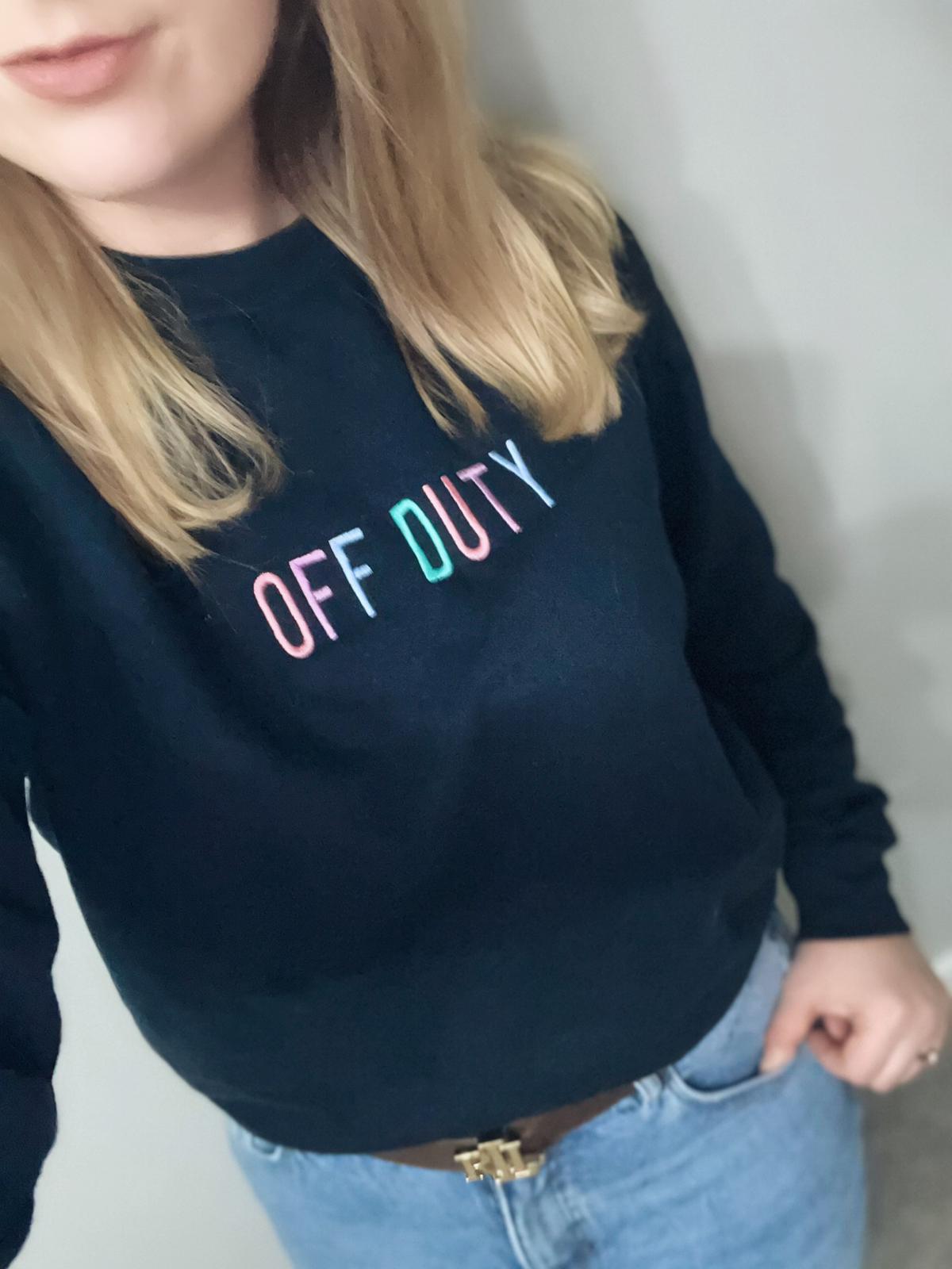 Off Duty Sweater - Amber and Noah