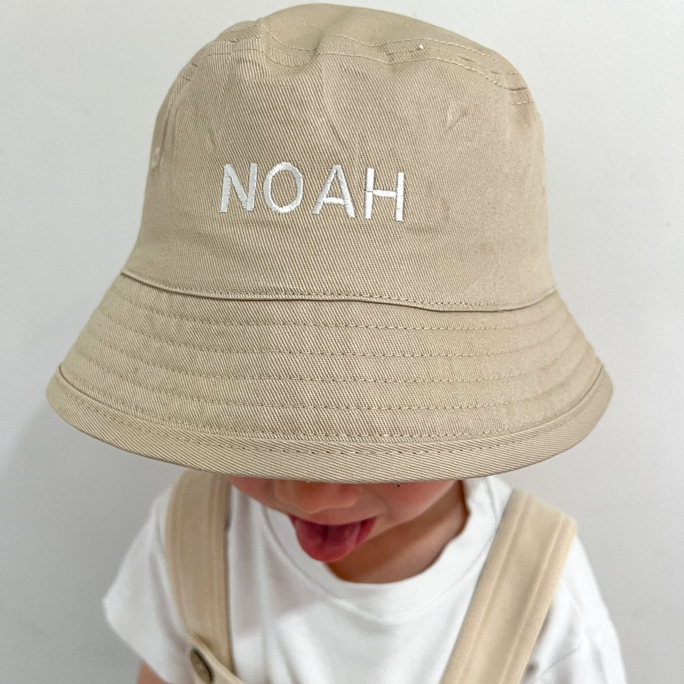 Personalised Bucket Hat - Amber and Noah