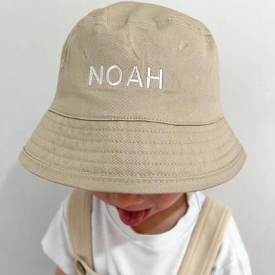 Personalised Bucket Hat - Amber and Noah