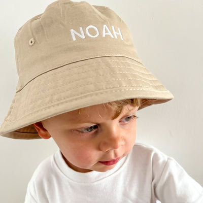 Personalised Bucket Hat - Amber and Noah
