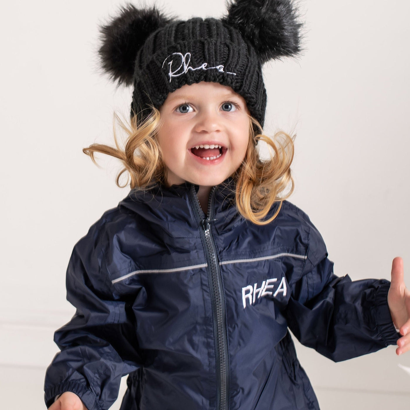 Personalised Puddle Rain Suit - Amber and Noah