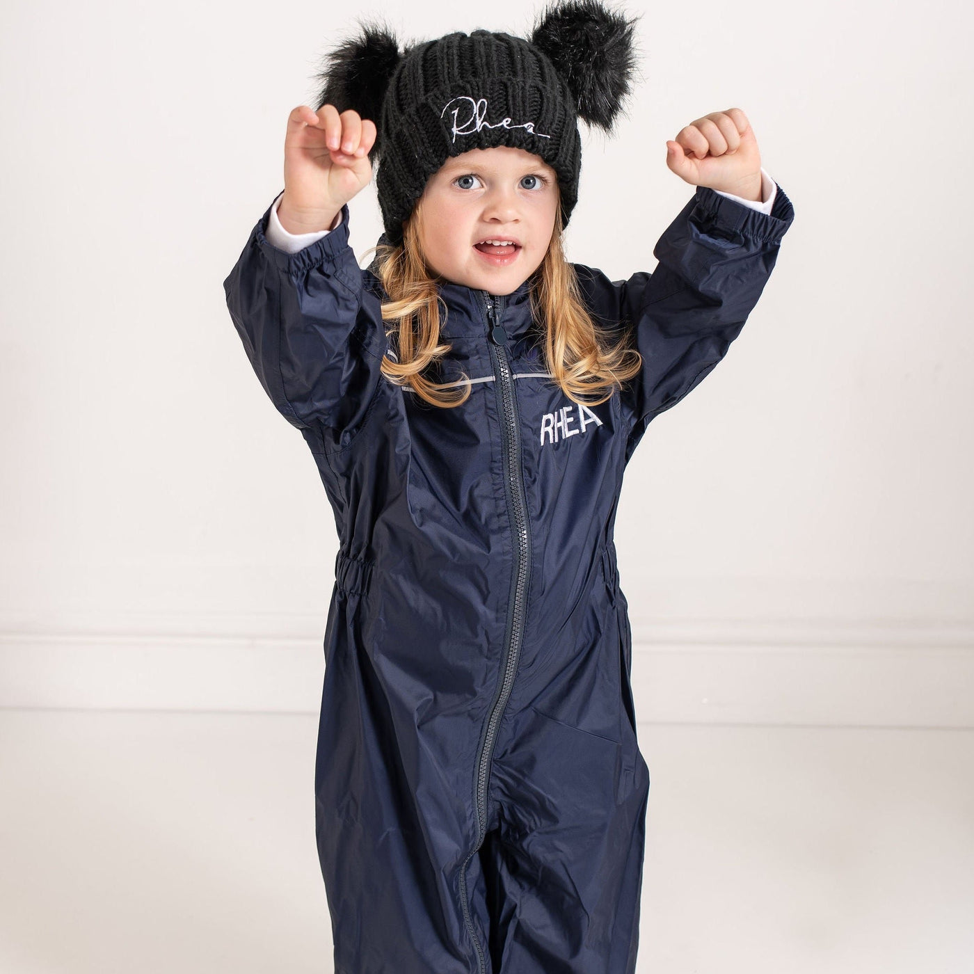 Personalised Puddle Rain Suit - Amber and Noah