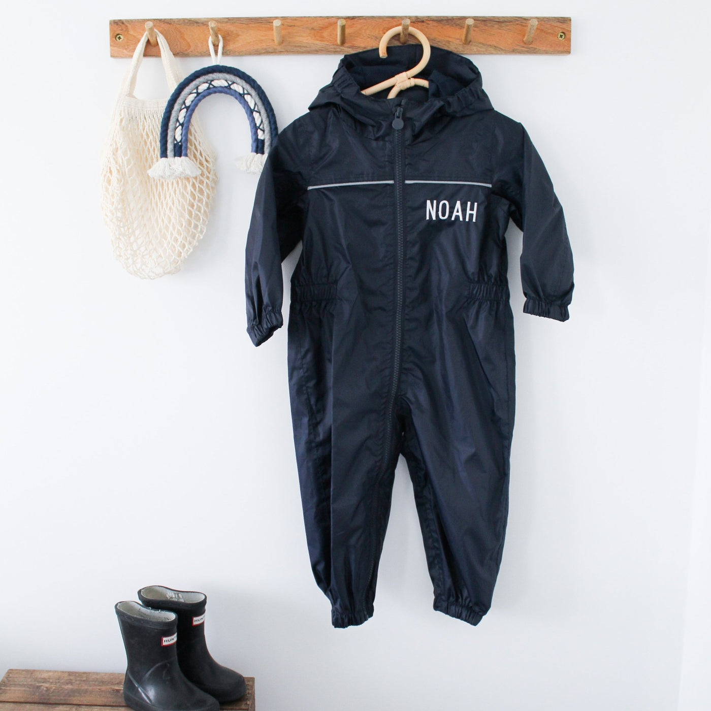 Personalised Puddle Rain Suit - Amber and Noah