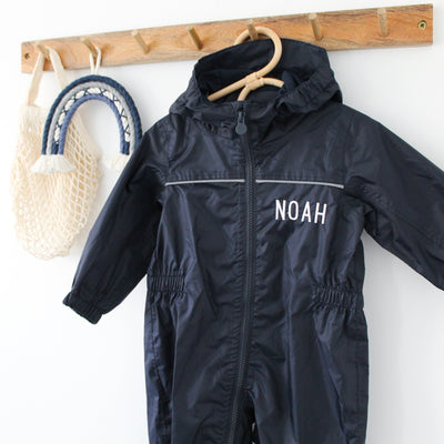 Personalised Puddle Rain Suit - Amber and Noah