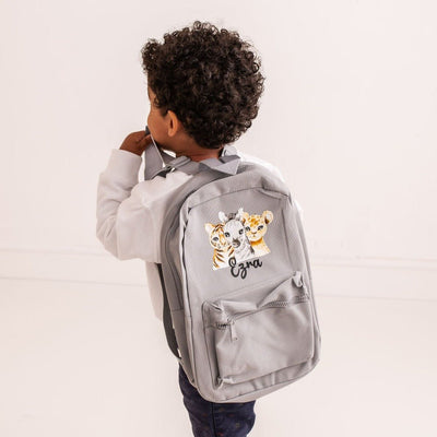Safari Personalised Backpack - Amber and Noah