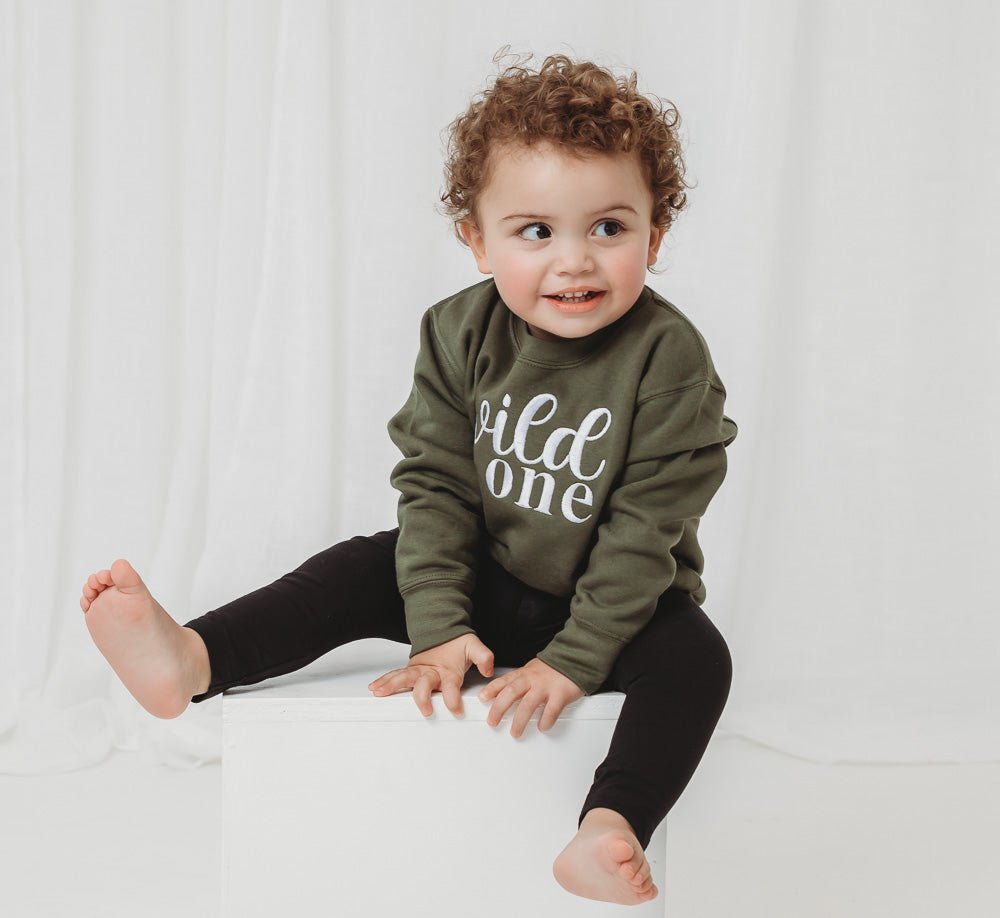 Wild One Birthday Sweater - Amber and Noah